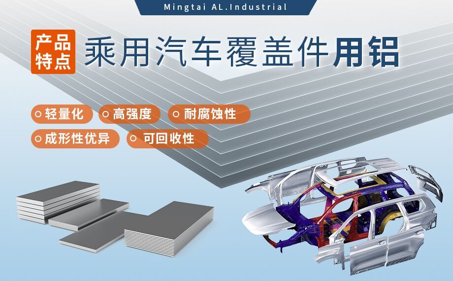 乘用汽車覆蓋件用鋁5系(5052/5182)6系(6016/6111)鋁合金 輕量化、高強度、高成型性 乘用汽車覆蓋件用鋁5系(5052/5182)6系(6016/6111)鋁合金 輕量化、高強度、高成型性
